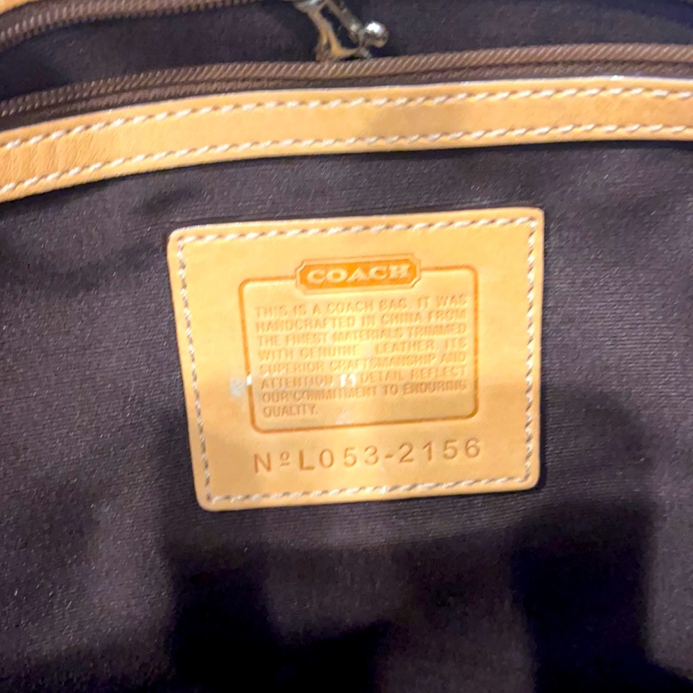 Authentic Coach Purse - Picture 2 of 4